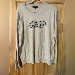 Banana Republic puppy sweater